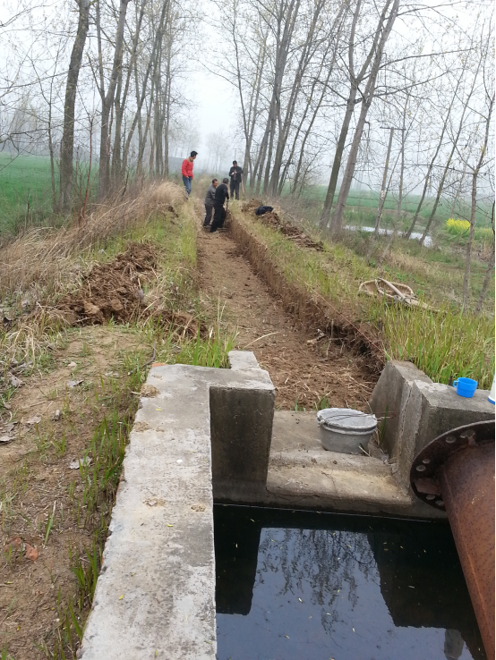 灌溉渠改建