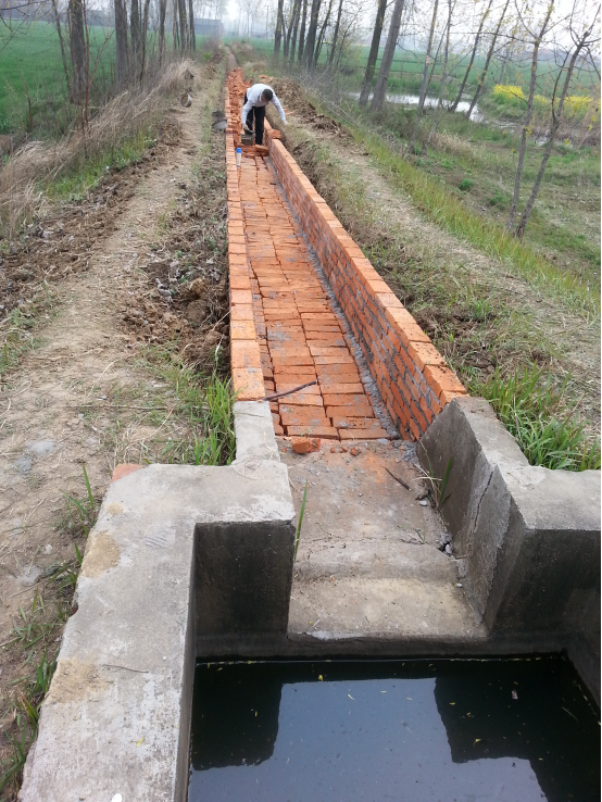 灌溉渠改建